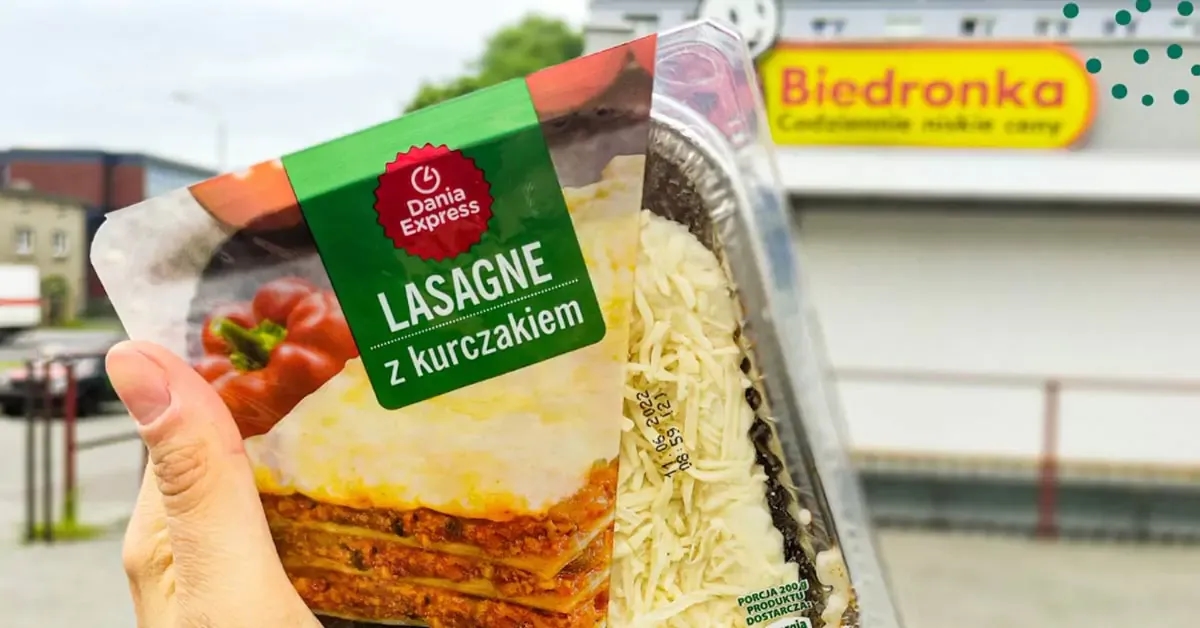 Ile kalorii ma lasagne z Biedronki? Zaskakujące wartości odżywcze
